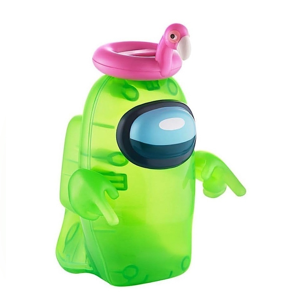 Bizak Among Us Action Figure Glow in the Dark Special Edition toy green